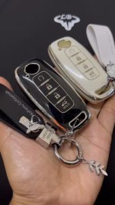 เคส โมทรถ 2023 Nissan Almera ดำเงาเส้นสีเงิน และสีขาวเส้นเงิน 2-3-4 ปุ่ม รุ่นก่อนปี 2022