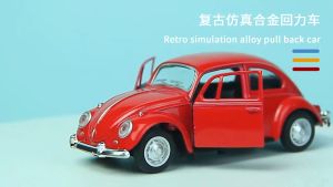 Retro Car Toy for Volkswagen Classic Beetle Superior 1967 Diecast Model Car Alloy Toys Collection