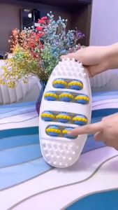 Foot Roller Massager Pad For Pain Relief Deep Relaxation Theraphy Reflexology Acupressure Massage / Roda-Roda Urut Kaki