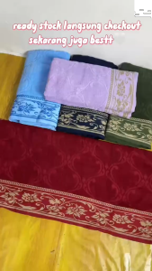 MPHK0799 Handuk Mandi Jumbo 90 x 155 cm Handuk Fylora Motif Bunga Krisan Bahan Katun Menyerap Air & Nyaman Dipakai