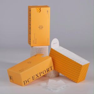 DC EXPORT Plant Fiber Stretch Cotton High Quality  Thin Cotton Pads Thick Side Sealed Cotton Pads Wet Facial Cotton Makeup Remover Ultra-thin Cotton Storage Box 100pcs Disposable Cotton Wipes Soft Remover Pads Facial Cleansing Paper Wipe Cosmetic Pad