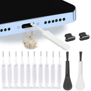 Bộ Bàn Chải Vệ Sinh Loa Điện Thoại Mini Nút Bịt Bụi Cho iPhone 14 iPad Bàn Phím Tai Nghe Cổng Sạc Bộ Dụng Cụ Vệ Sinh Đa Năng