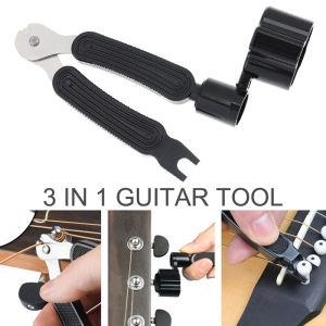 PLAYOU 3 in 1Guitar Peg String Winder String Pin Puller String Cutter Guitar Tool Set Multifunction Guitar Accessories