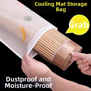 Dustproof Moistureproof Portable Foldable Bamboo Mat Storage Bag