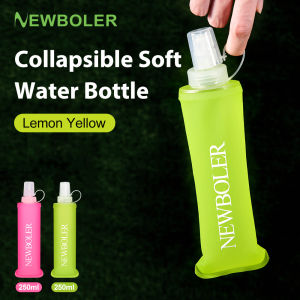 NEWBOLER 250ml Water Bottle TPU Folding Soft Flask Outdoor Sport Water Bag Collapsible Water Bottle Running Camping
