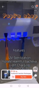 Hakishop Toothbrush Holder with UV Sterilizer and Automatic toothpaste Dispenser