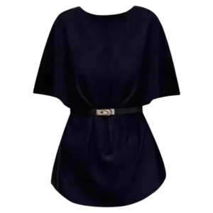 YUEZHONGWEI | French V-neck Purple Short Sleeve Ice Silk Knitted Top Womens Summer Fashion Moneyed Style High Design Sensation Loose Fit