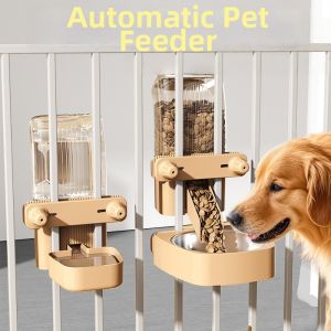 LUTUMEI | Automatic Feeding Hanging Water Bottle for Pets