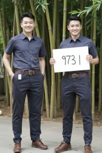 กางเกงขายาว ผ้ายืด รุ่น 9731