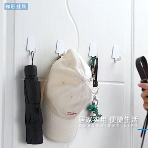 2pcs Adhesive Hooks Heavy Duty Sticky Hooks Wall Hangers Waterproof Stainless Steel Hanger Towel Holder on Hooks Hanger