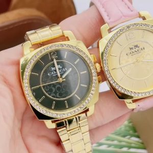 นาฬิกา C นาฬิกา ผู้หญิง นาฬิืกาข้อมือ ผญ นาฬิกาหรูหรา นาฬิกาทางการ ใส่สบาย สายนาฬิกา หนัง และ สแตนเลส ขนาด 35 มม