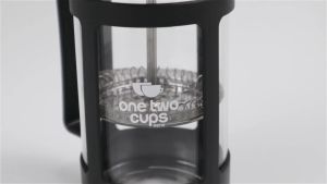 French Press Kopi Teh Plunger Coffee Maker Pot 3 Varian Ukuran Kapasitas | Alat French Press Kopi Filter Seduh Kopi Serbaguna | One Two Cups - KG73I