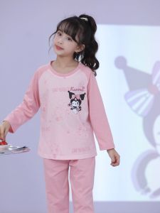 Kid Girls Pyjamas Children Pajamas Breathable Pyjamas 3-14 years Girls Pjymas Baju Tidur Combination Pajamas Set