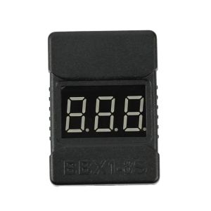 NEEBRC BX100 1-8S 2in1 RC Battery Voltage Power Display BB Low Voltage Alarm Buzzer Meter for RC Car Drone Aircraft Model Parts