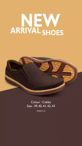 Working Sneakers For You Sepatu Pria Slip On Casual Code F-10 Size 39 - 43