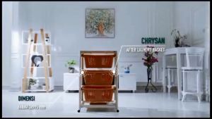 Rovega Keranjang Pakaian Plastik Premium After Laundry Basket ALB370