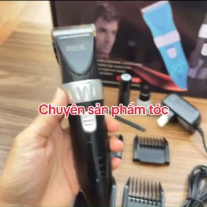 PULIS Tông đơ cắt tóc 2 pin PULIS 882 - Model mới Lưỡi dao titanium & ceramic Dung lượng 2200mAh An toàn cao Thời gian sử dụng 4 tiếng Tông đơ cao cấp