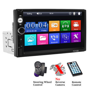 HIPPCRON | Hippcron 7" Car Radio Bluetooth Stereo Audio Car Multimedia MP5 Player Support Rear Camera FM USB TF AUX 12V Universal
