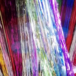 ForestM งานปาร์ตี้ขนาดใหญ่ 2m อลูมิเนียมฟอยล์พู่ผ้าไหมวันเกิดผ้าม่านตกแต่งผนังพื้นหลังงานแต่งงาน ตกแต่งงานปาร์ตี้พื้นหลังโลหะเงา