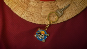 [Cinereplicas x Netflix] One Piece Luffy series pendant anime fashion versatile one piece hip-hop mens and womens titanium steel necklace