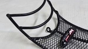 กันลาย WAVE110i ปี2009-2018ตาข่ายเหล็กสีดำ ชุดเคลือบผิวด้วยพลาสติก PE อย่างหนา