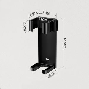 Wall-Mount Holder for Dyson Airwrap Styler Hair Curling Iron Aluminum Organizor Storage Rack Suitable Various Curly Hair Sticks