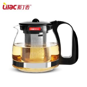 Filtered Thickened Heat-Resistant Glass Teapot