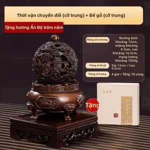 MEIZHENXIANG | Bình Đốt Hương Kiểu Cổ Đồng Dùng Tại Nhà