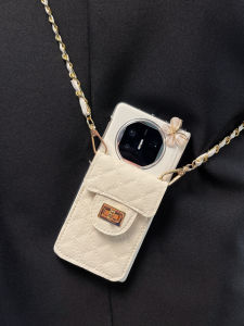 High-End Butterfly Card Holder Phone Case for Huawei Mate X5 Foldable Screen Anti-Fall Full Cover Leather Protective Shell for Women