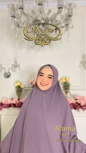 BISA COD Hijab Instan Syari Jumbo Pet Antem Kode AFAMA Bahan Kringkel Premium By Ory AjeZas Collect