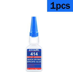 LOOLIFL | Lo0Lifl414 Instant Glue 20g Epoxy Acrylate Super Glue Fast Bonding in Seconds High Strength Impact-Resistant Medium Viscosity Multi-Purpose Repair Glue Suitable for Strong Bonding of Plastics Metals Wood Ceramics Home DIY Crafts Model...