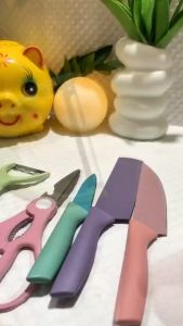 Bộ Dao Lúa Mạch 6 Món Kháng Khuẩn Thiết Kế Đẹp Mắt Cao Cấp Là Sự Lựa Chọn Hoàn Hảo Cho Căn Bếp Nhà Bạn