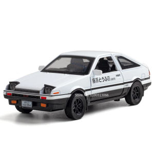 1:32 Scale Alloy Santana Wagon AE86 Toys Cars Diecast Model with Pull Back Music Light Miniature Car Toy for Boys Festival Gifts
