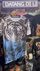 Kaos Motif Luffy Depan Belakang Sablon Kaos Pria Dewasa Murah