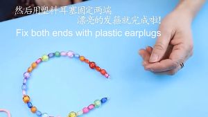 550pcs Bead Kit Set Manik Manik DIY 6/0 4mm + Senar Elastis | Beads Kit Bracelet Gelang Phone Strap Cincin | Kado Ulang Tahun Cewek