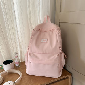 Blue School Bag for Junior High School Girls 2025 New Design High Aesthetic Dual Shoulder Bag Female Version Sweet College Style
