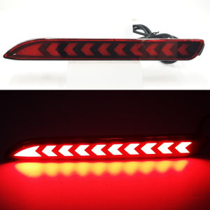 2Pcs Reflector Rear Bumper Light Brake For Toyota RAV4 19-20 Camry 06-14 Verso 11-15 Vellfire 05-14 Avalon 13-16 Alphard 15-16