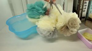 Shower Puff Spons Mandi Bathroom Bahan Halus 1F12