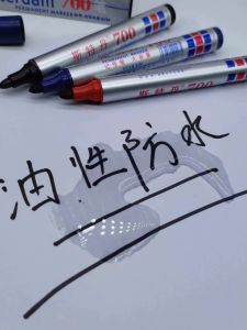 Stedman Single-Head Oil-Based Marker Pen Large Head Graffiti Artist Student Note-Taking Office Supplies Black Red Blue Three Colors