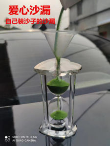 Creative DIY Sand Timer Decoration Memorial Self-Assembly Sand Inverted Modern Simple Crystal Living Room Desk Ornament