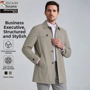TUCANO | Business British Style Collar 3D Cutting Mens Jacket