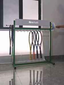 Rak Raket Tenis Rak Paparan Tenis Rak Raket Tenis Rak Penyimpanan Tenis 网球拍架