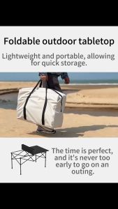 Camping Table Outdoor Folding High Strength Portable Alloy Table with Carrying Bag for BBQ Picnic