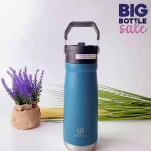 Mahobin แก้วเก็บอู่นาน กระบอกน้ำเก็บความยิ่งยิ่ง กระบอกน้ำสแตนเลส ขนาด 650 ml. 22oz. แคมป์ปิ้ง MB-8808