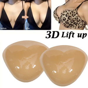 Adhesive Sticky Bra Inserts Push Up Thick Sponge Breast Lift Pads Women Swimsuit Bikini Cup Enhancer Star/Triangle Types