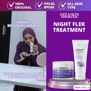 NIGHT FLEK TREATMENT Ozzaskin Skincare Oki Setiana Dewi Anti Darkspot dan Ekspoliasi Natural