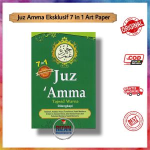 Juz Amma Eksklusif 7 in 1 Tajwid Warna Terjemah kertas Artpaper