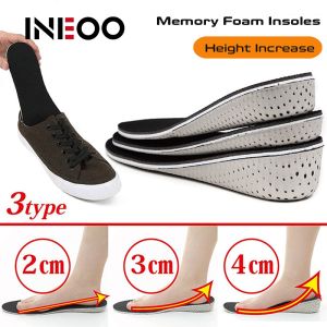 INEOO 1Pair Invisible Height Increase Insoles Memory Foam Insoles Shoes Full Pad Cushion