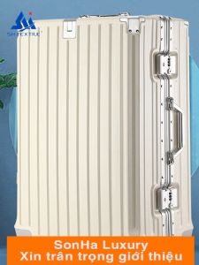 FREESHIP HỎA  TỐC - VALI KHUNG NHÔM KHOÁ SẬP TSA CAO CẤP HÀNG NỘI ĐỊA MỚI - SIZE 20/24/29 INCHLÓT 2 NGĂN KÍN - KÈM GIÁ ĐỂ CỐC VÀ T