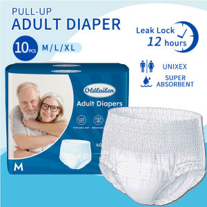 10pcs M/L/XL Disposable Adult Diapers Elderly Diapers Pregnant Womens Diapers Quickly Absorb Protection Diapers